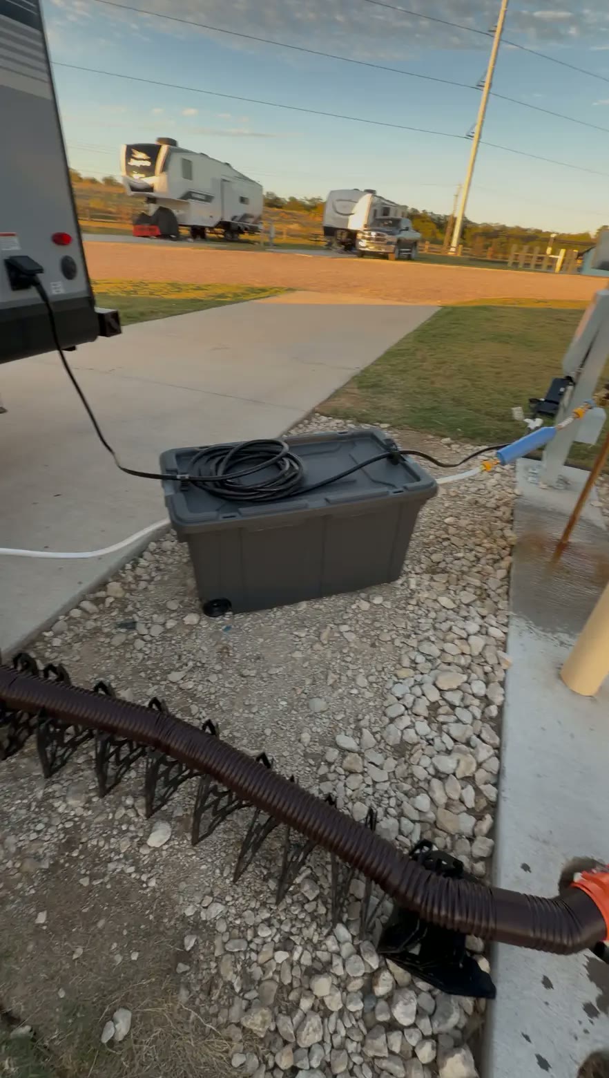 CampConnect Station at a campsite