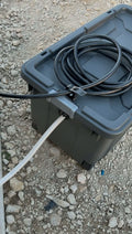 CampConnect Station cord clamps and hose grommet