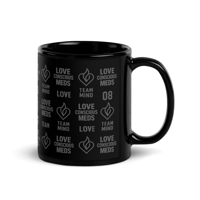 Team Mind 08 – Black Glossy Mug